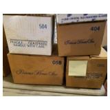 NOS Princess House Crystal Glasses, 2-#504, #058, #460, #867, #404 and #055