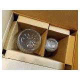 NOS Princess House Crystal, 4-Decanters. #0498 and #440-F