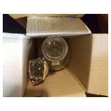 NOS Princess House Crystal, 4-Decanters. #0498 and #440-F