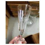 NOS Princess House Crystal, 9-Boxes of #442 Total of 18 Footed Stems and Pitcher