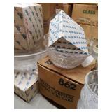 NOS Princess House Crystal, Bowls & Saucers, Pitcher, Lowballs, Coasters and #832