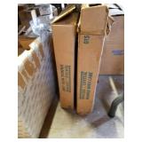 2-NOS Princess House #015 Brass and Glass End Tables