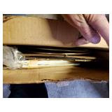 2-NOS Princess House #015 Brass and Glass End Tables