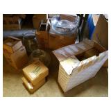 NOS Princess House Crystal, #130, #438, #455, #068, #444, #026, Serving Tray and Covered Bowl