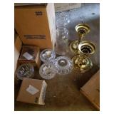 NOS Princess House Crystal, #322, #072, #830, #415, #038 and #428. Mostly Candleholders