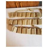 3- Fabric Ammo Belts with Ammo