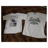 (2) 2000 UND Sioux Hockey Champions T-Shirts
