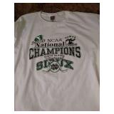 (2) 2000 UND Sioux Hockey Champions T-Shirts