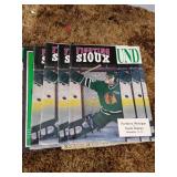 Stack of (22) Fighting Sioux Hockey Programs from the 80s/90s