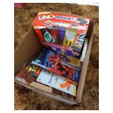 Box of Games & Golf Balls