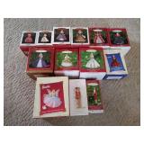 (13) Hallmark Barbie Ornaments
