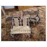 (3) Doll Benches