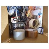 Box of Misc Household - Sewing, Craft, Etc