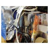 Box of Misc Household - Sewing, Craft, Etc