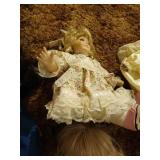 Box of (9) Porcelain Dolls