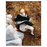 Box of (9) Porcelain Dolls