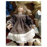 Box of (9) Porcelain Dolls