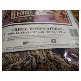 (2) Elvis Presley Items - Doll & Blanket