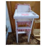 (2) Doll Furniture Pieces - High Chair & Swing