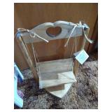 (2) Doll Furniture Pieces - High Chair & Swing