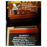 Small Table & Numerous Vintage Novelty Gifts