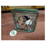 Fighting Sioux Lighted Glass Wall Tile