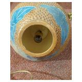 Vintage Clay(?) Hanging Lamp