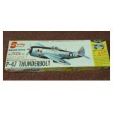 Vintage P-47 Thunderbolt Plane Model