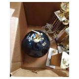 Box of Vintage Bowling Trophies