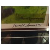 (2) Farm Themed Wall Pictures/Decor - One is a Signed Print