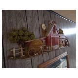 (2) Farm Themed Wall Pictures/Decor - One is a Signed Print