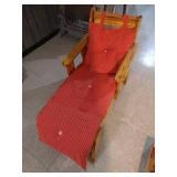 Small Wooden Patio Lounge Chair (Doll or Small Child)