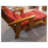 Small Wooden Patio Lounge Chair (Doll or Small Child)