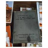 Large Lot of Allis-Chalmers Books & Magazines