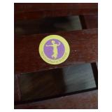 (2) Round Rolling Wooden Platforms