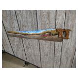 Beautiful Hand-Painted Saw - Signed "Charles 
