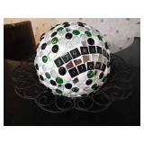 Heavy Decorated Cement Ball - Fighting Sioux