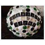 Heavy Decorated Cement Ball - Fighting Sioux
