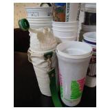 Large Lot of Plastic Cups - Travel, Minnesota Twins, Etc