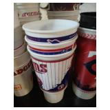 Large Lot of Plastic Cups - Travel, Minnesota Twins, Etc