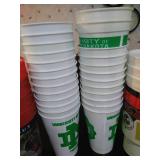 Large Lot of Plastic Fighting Sioux Cups