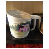 Box of Decorated Kitchen Items