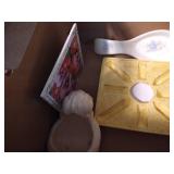 Box of Decorated Kitchen Items