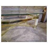 Glass & Metal Coffee Table