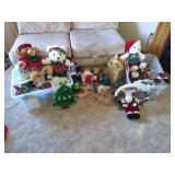 (2) Totes of Christmas Items - Large Variety