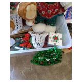 (2) Totes of Christmas Items - Large Variety