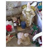 (2) Totes of Christmas Items - Large Variety