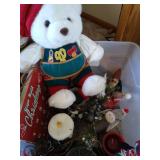 (2) Totes of Christmas Items - Large Variety