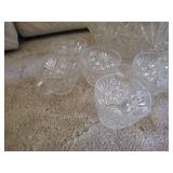 Vintage Punch Bowl & (12) Glasses