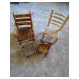 (4) Doll Chairs